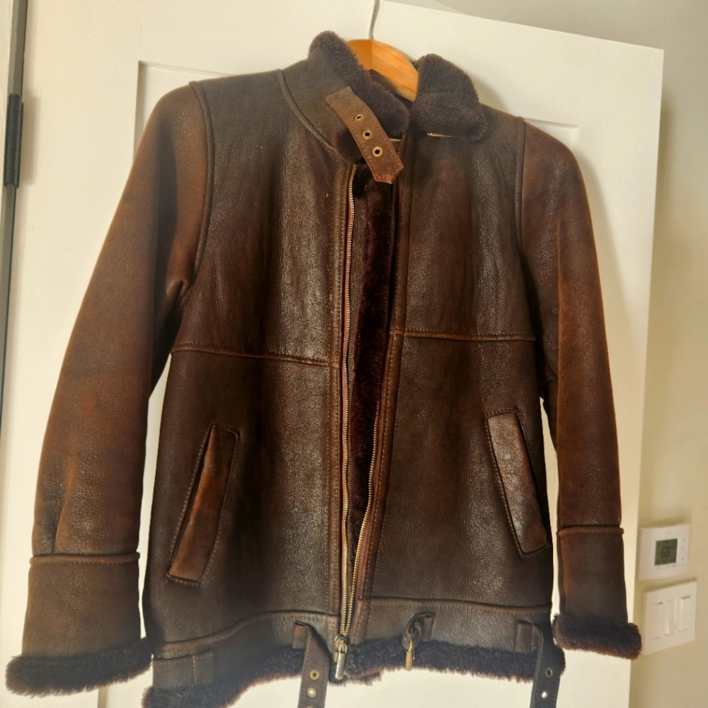Shearling Bomber Jacket